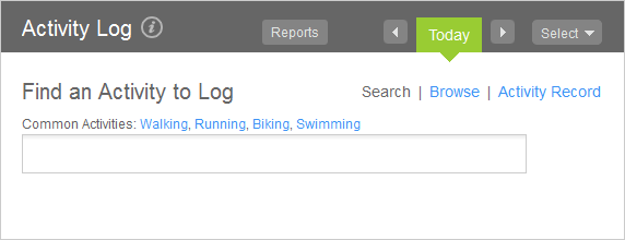 Onglet Enregistrement : Analyser mes activités