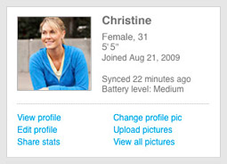 Dashboard profile