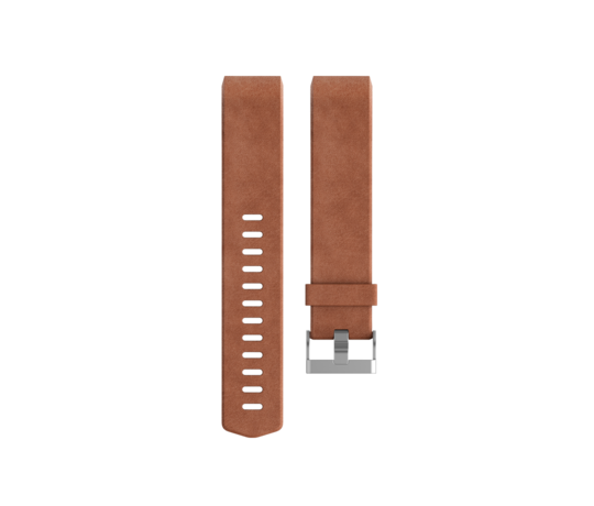 bayite Bands Compatible Fitbit Charge 2 Slim Genuine Leather Band Replacement Accessories Strap Charge2 Women Men Large Small